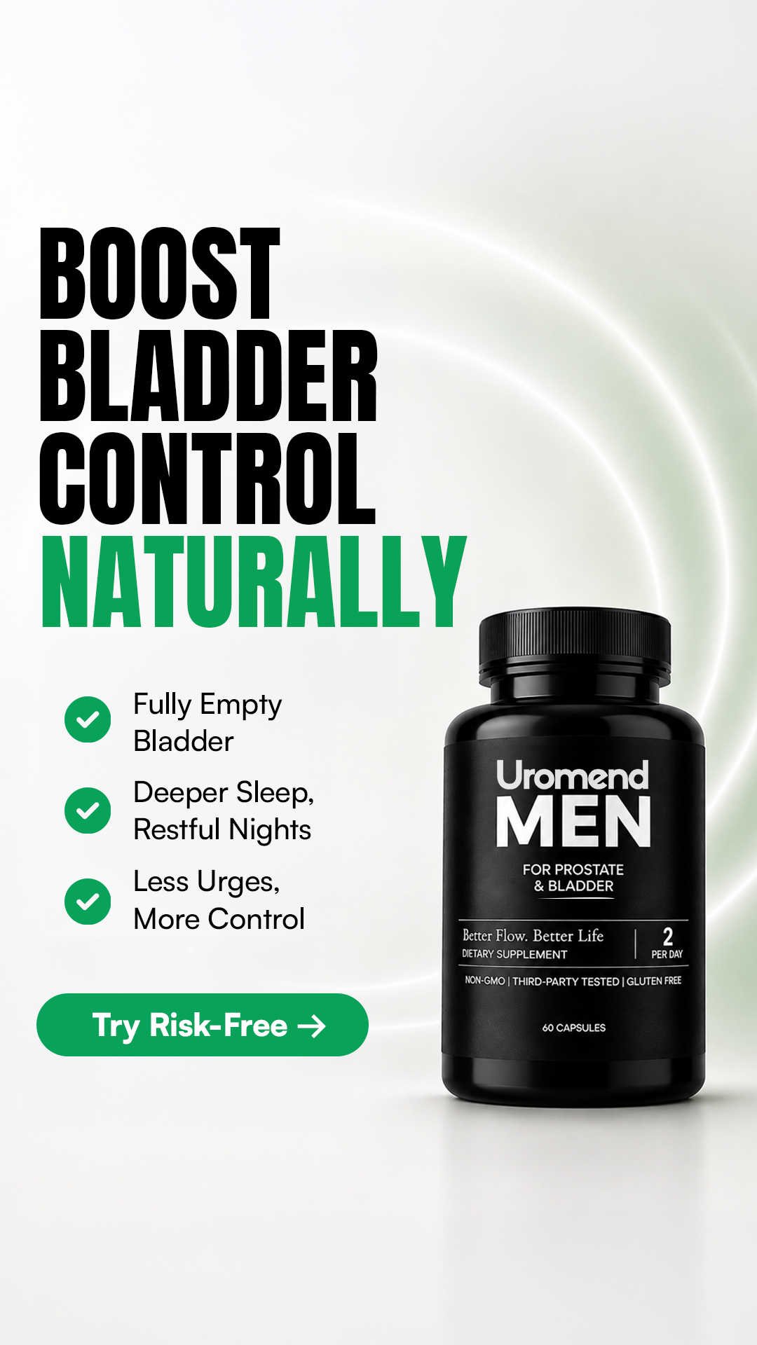 Uroflow bladder control